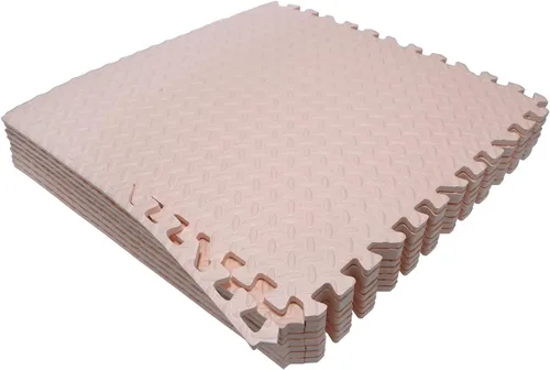 Miniatura 25 de SkyBlue 12 X (24 pies cuadrados) Alfombrilla de piso de gimnasio de 24 x 24 pulgadas de espuma EVA entrelazada para ejercicio de fitness, Celeste