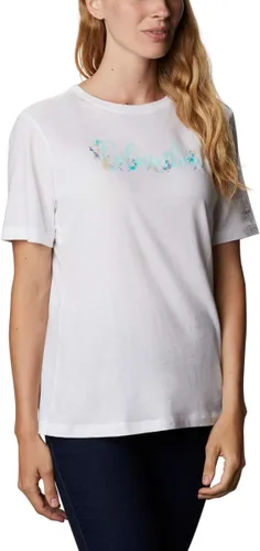 Miniatura 5 de Columbia Cuello redondo relajado Bluebird Day para mujer, marca floral blancaviento, talla 3X Plus
