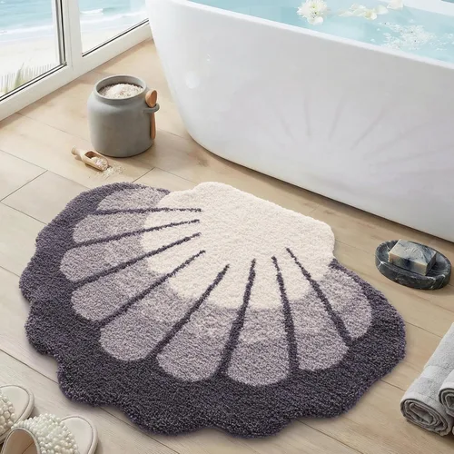 Miniatura 19 de DEXI Leaf - Alfombras de baño Monstera, 23.5 x 31.5 pulgadas, suaves, esponjosas y lindas con parte trasera antideslizante, alfombra de baño lavable