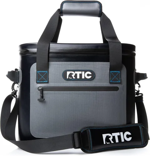 RTIC Enfriador Suave Ultra Resistente para 30 Latas, Bolsa Aislada Portátil Hielera Caja de Hielo para Almuerzo, Playa, Bebida, Bebidas, Viajes,