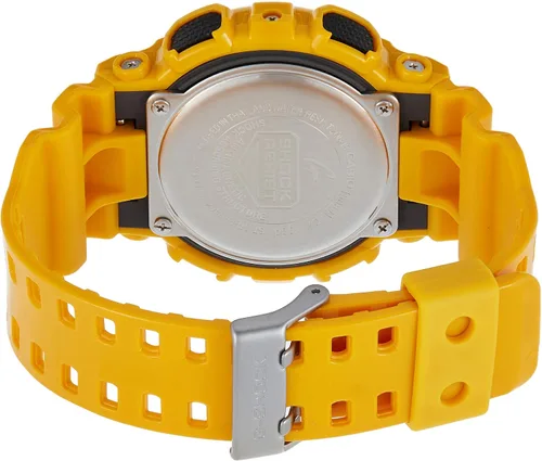 Miniatura 2 de Casio Reloj G-Shock GA100A-9A para hombre NegroAmarillo Reloj de cuarzo cronógrafo