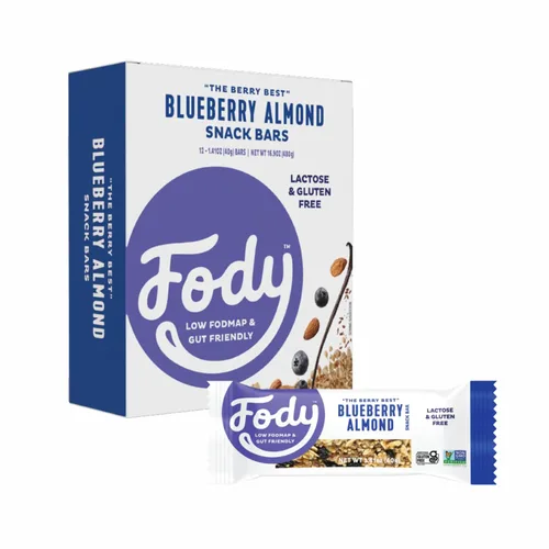 Fody Foods - Barras de proteínas veganas de frutos secos | Barra de bocadillos de proteínas de 0.11 oz | Certificado bajo FODMAP | Bocadillos