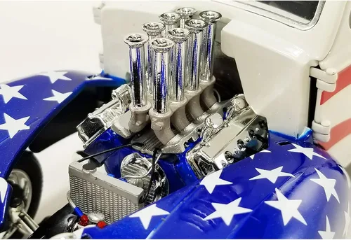 Miniatura 5 de 1940 Gasser Patriot American Flag Livery Edición limitada a 300 piezas en todo el mundo 1/18 Modelo de coche fundido a troquel por Acme A1800923