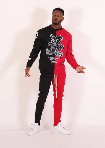 Miniatura 59 de SCREENSHOT Sudadera urbana de forro polar para hombre, diseño de dibujos animados de animación, parche bordado de gel