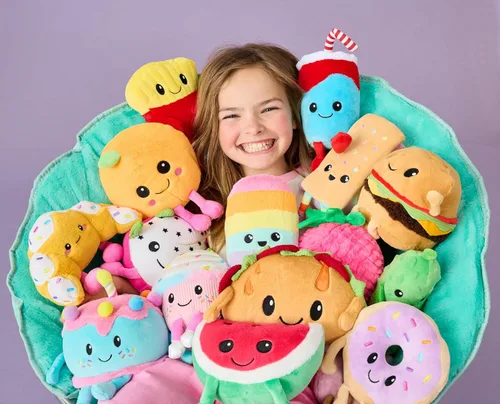 Miniatura 7 de iscream Screamsicles Kawaii Sweets - Peluche de 8 pulgadas, pastel de cumpleaños