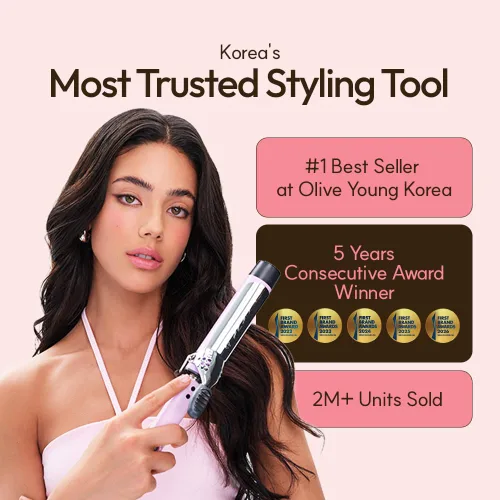 Miniatura 3 de VODANA Plancha rizadora profesional de cerámica GlamWave, rizos naturales de larga duración, calor instantáneo, rizador de pelo, rizador de pelo