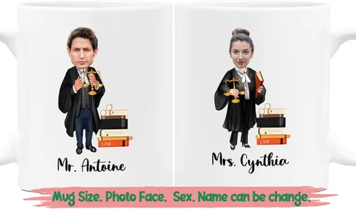 Miniatura 21 de Taza de café personalizada con foto de doctor de 11 y 15 onzas, divertida taza de café de doctor regalo para agradecer a hombres, mujeres, cirujano