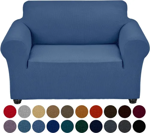Miniatura 11 de Joccun Funda Elástica para Silla Sofá, Funda de Sofá de 1 Pieza Tela Jacquard de Spandex con Parte Inferior Elástica, Protector de Muebles Lavable