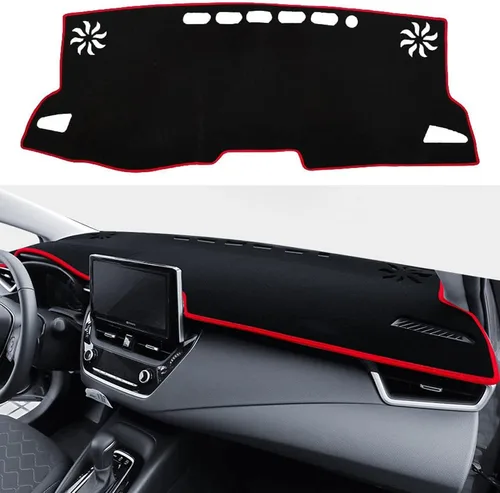 Miniatura 9 de Cubierta de salpicadero para salpicadero, alfombra personalizada para Toyota RAV4 2013 2014 2015 2016 2017 2018 Accesorios antideslizante protector