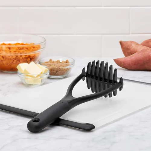 Miniatura 7 de OXO Good Grips - Triturador de patatas de nailon para utensilios de cocina antiadherentes, color negro, 1 EA (paquete de 2)
