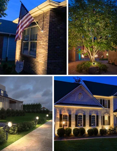 Miniatura 6 de Foco LED para exteriores del atardecer al amanecer, iluminación de paisaje al aire libre con sensor de fotocélula, luces blancas cálidas de 3000 K