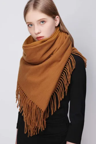Miniatura 24 de RIIQIICHY Bufanda 100% de lana, chales y envolturas de pashmina para mujer, cachemira cálida para invierno, bufandas suaves más gruesas