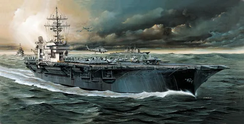 Miniatura 2 de Academy Kit de modelo U.S.S Kitty Hawk a escala 1/800