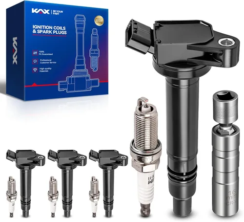 Miniatura 52 de Bobina de encendido KAX UF303 Paquete de 6 unidades Compatible con Trailblazer, Envoy XL, H3, Trailblazer EXT, Rainier, i-370, i-350, i-290, i-280