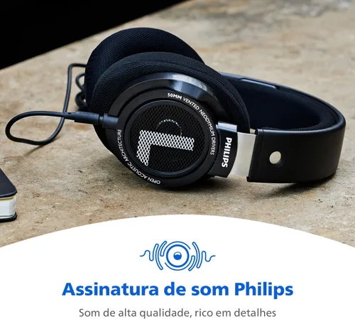 Miniatura 3 de Philips Audio SHP9500 Audífonos de precisión estéreo HiFi con orejeras (negro)