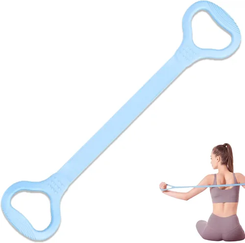 LEZER Figura 8 Banda de resistencia, cuerda elástica de fitness, entrenamiento Execrise para brazo, espalda, pecho y hombro, yoga, pilates,