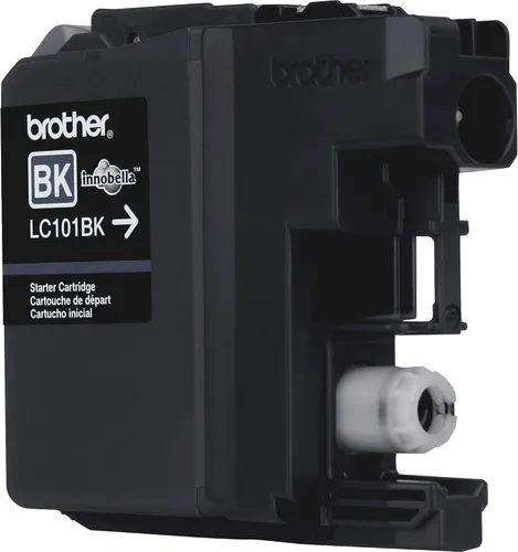 Miniatura 4 de Brother - Cartucho original de tinta negra de rendimiento estándar, LC101BK, tinta negra de repuesto, rendimiento de hasta 300 páginas, LC101