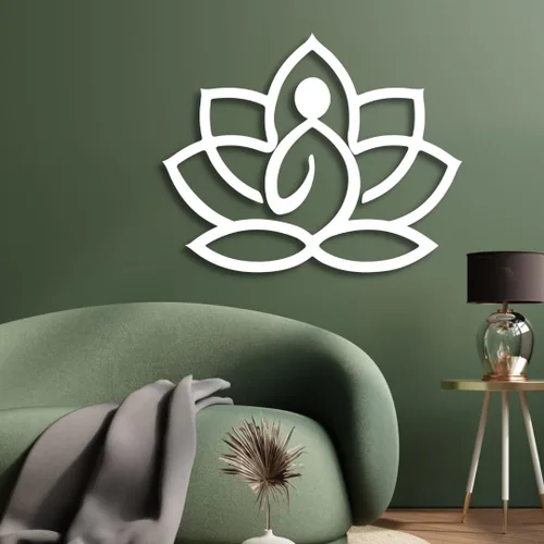 Miniatura 7 de Arte de pared de metal de flor de loto, arte de pared de flor de loto de metal, decoración de pared de metal, letrero de flor de loto, arte de pared