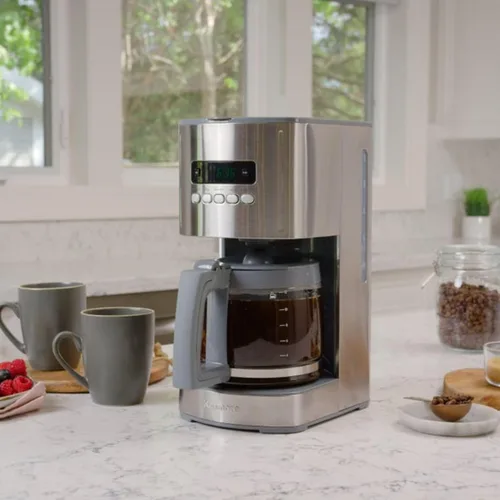 Miniatura 9 de Kenmore Cafetera de Goteo – Máquina de Café Programable con Jarra de Vidrio, Preparación Regular y Fuerte, Apagado Automático, Depósito de Agua