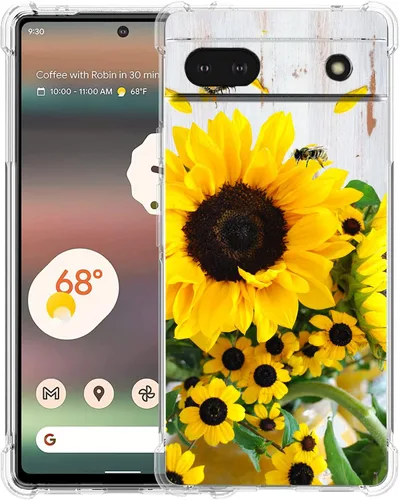 Miniatura 10 de Pixel 6a - Funda protectora de poliuretano termoplástico (TPU) resistente a los arañazos y a prueba de golpes para Google Pixel 6a