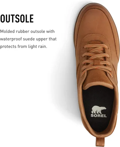 Miniatura 5 de SOREL Botín Evie Sport de encaje para mujer gamuza y piel impermeables tenis de cuña al tobillo botines