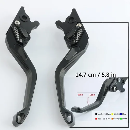 Miniatura 2 de Embrague de freno para Kawasaki para VERSYS300X para VERSYS 300X 2008-2017 2018 2019 Palancas de freno de embrague de motocicleta ajustables 3D Negro