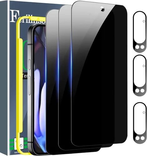 Miniatura 23 de Ferilinso Paquete de 6 Protectores de Lente de Cámara para Accesorios de iPhone 17 Pro, Compatible con Fundas de Teléfono, Cubierta de Vidrio