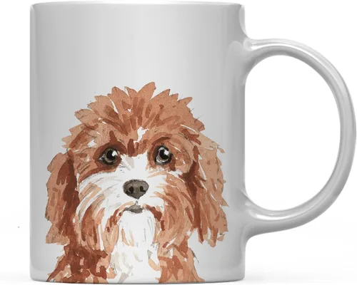 Miniatura 77 de Andaz Press Taza de café personalizada de 11 onzas para perro, Shih Tzu Shorter Haired Up Close, paquete de 1 Shih Tzu pelo más corto personalizado