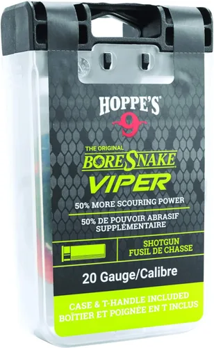 Hoppe's Boresnake® Viper with Den and T-Handle, Shotgun Cleaner