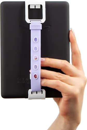 Miniatura 18 de WiLLBee CLIPON - Correa de silicona suave doble para Kindle, soporte de mano compatible con Kindle Paperwhite (6.8 pulgadas) / Kindle Fire 7