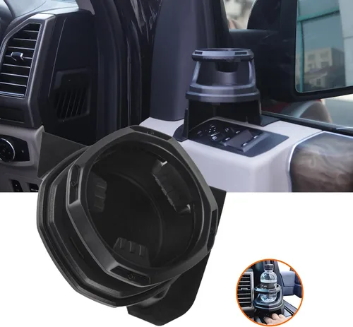 Miniatura 2 de El portavasos de ventana es compatible con modelos Ford F150 2015-2023, portavasos de puerta y soporte para bebidas (lado del pasajero)
