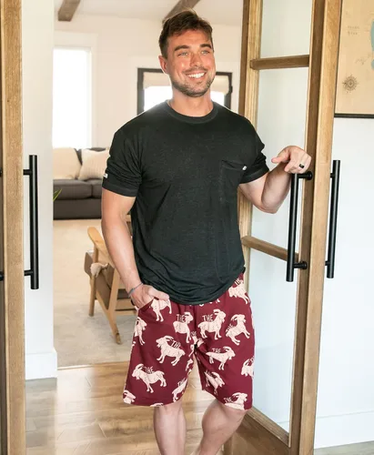 Miniatura 35 de Lazy One - Pantalones cortos de pijama para hombre, ropa de dormir