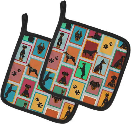 Miniatura 60 de Caroline's Treasures MLM1149PTHD - Juego de soportes para ollas de cocina resistentes al calor, almohadillas calientes para horno para cocinar