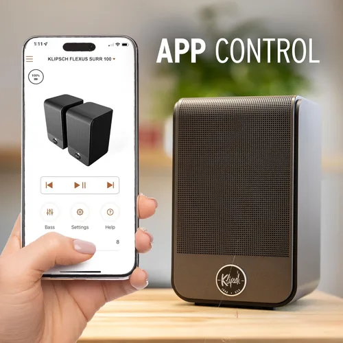 Miniatura 5 de Klipsch Flexus SURR 100 - Altavoces de sonido envolvente con tecnología Dolby Atmos inmersiva, color negro