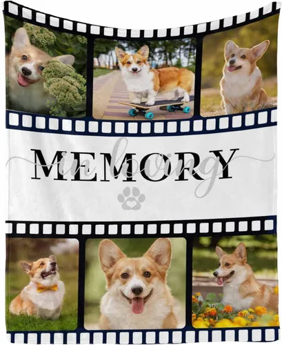 Miniatura 6 de Manta personalizada con foto de perro, mantas con imagen personalizada para amantes de los perros, manta personalizada para regalos con mis propias