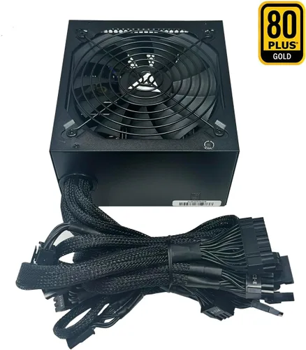Miniatura 4 de Apevia ATX-PR600W Prestige 600W 80+ Gold Certificado, Cumplimiento RoHS, Fuente de alimentación ATX para juegos con PFC activo