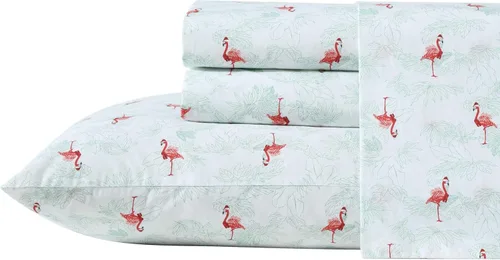 Miniatura 68 de Tommy Bahama - Juego de sábanas tamaño King, ropa de cama de percal 100% algodón con una sensación crujiente y fresca, sábanas con sábana bajera
