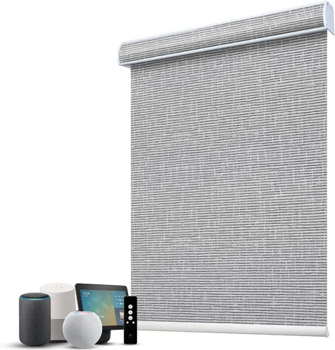 Miniatura 9 de SmartWings Persianas Motorizadas con Filtro de Luz, Compatible con Matter Thread Homekit Z-Wave Alexa Google, Persianas con 70% de Opacidad Safari