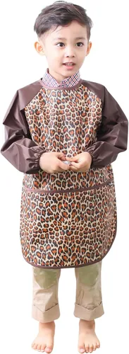 Miniatura 27 de Plie Kids Waterproof Art Smock – Long Sleeve Apron for Painting, Baking, Sensory Play (Ages 1–10)