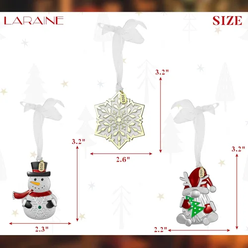 Miniatura 4 de Laraine Adornos para árbol de Navidad – Colgante decorativo colgante de árbol de coche, regalo de vacaciones, decoración del hogar