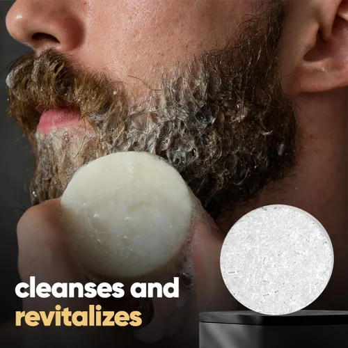 Miniatura 7 de Barra de champú para barba, limpia tu barba con efecto de crecimiento y pérdida de cabello, barra de champú para crecimiento del cabello