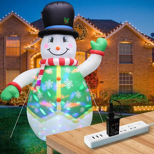 Miniatura 7 de Adaptador inflable de repuesto para patio - Transformador de 1.5A enchufe de EE. UU. para decoraciones inflables de Halloween, Navidad y Acción