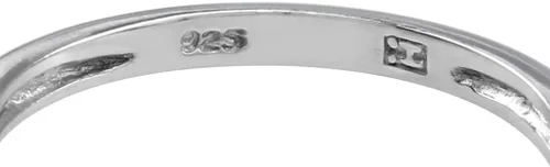 Miniatura 4 de Silvershake Anillo solitario de plata de ley 925 con piedra lunar natural de 0.27.