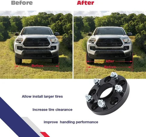 Miniatura 9 de KSP - Espaciadores de rueda de 1 pulgada 5x114.3 para Nissan 350Z 370Z Maxima, 5X4.5 forjado espaciador compatible con Infinit G35 G37 FX35 Q60