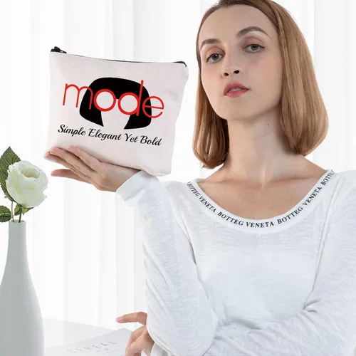 Miniatura 3 de BWWKTOP Edna Fans - Bolsa de maquillaje para cosméticos, regalos inspirados en películas, simple, elegante pero audaz, bolsa con cremallera Edna