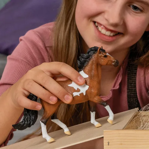 Miniatura 3 de Schleich Horse Club - Figurina de caballo semental Mangalarga Marchador - Figuras de ponis para niñas y niños - Edades de 5+