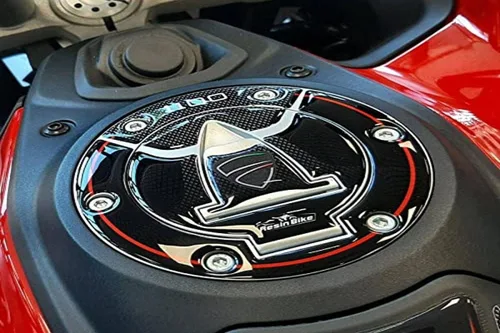 Miniatura 10 de Resin Bike Adhesivos 3D para motocicleta compatibles con Ducati Multistrada V4 1100 2021-2023 2021-2023. Punta frontal de protección contra golpes
