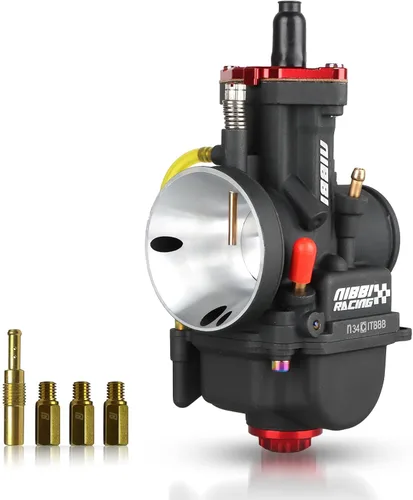 Miniatura 10 de NIBBI Carburador PWK24mm, apto para motor de motocicleta de 125cc—150cc con jets de carburador para DirtBike MiniBike Pit Bike GY6 ATV