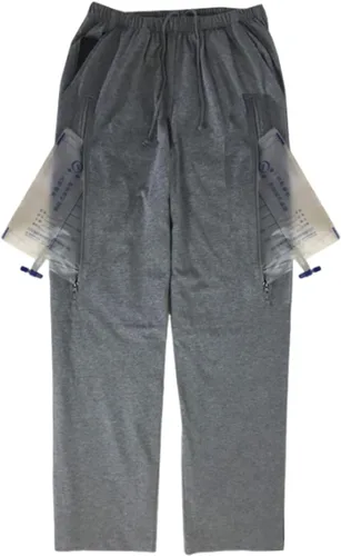 Miniatura 7 de Pantalones con bolsa de orina para ancianos, hombres y mujeres, pantalones para el cuidado de la incontinencia, pantalones con 2 bolsillos