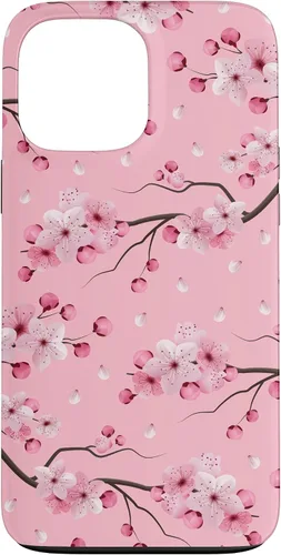 Miniatura 24 de Japanese Cherry Blossom Floral Flower Pattern Pastel Pink Case for iPhone 17